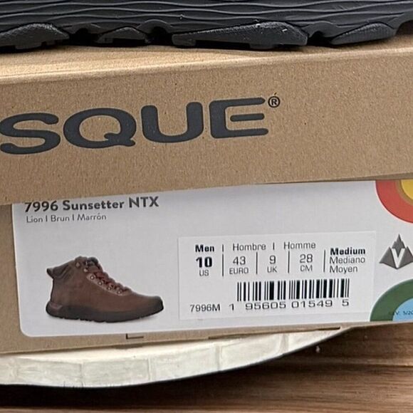 Vasque Sunsetter NTX 7996 Lion Leather Suede Hiking Boots Mens 10 EU 43 main image 9